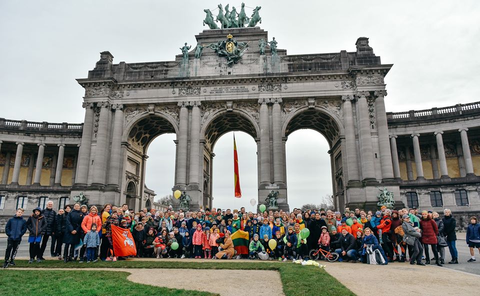 Briuselyje jau septintą kartą surengtas bėgimas „Gyvybės ir mirties keliu” Sausio 13-osios aukų atminimui pagerbti
