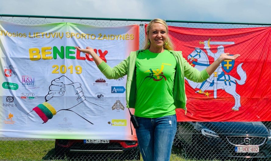Nepakeičiamoji ir nepakartojamoji BeNeLux sporto žaidynių organizatorė Virginija Kelmelytė apie mėgstamiausą Belgijos lietuvių šventę ir neišsenkančias idėjas