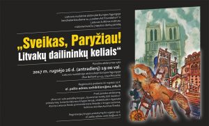 Tapybos darbų parodos atidarymas „Sveikas, Paryžiau! Litvakų dailininkų kelias“
