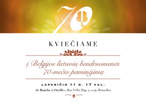 Belgijos Lietuvių Bendruomenės 70-metis @ «le Bouche à Oreille»