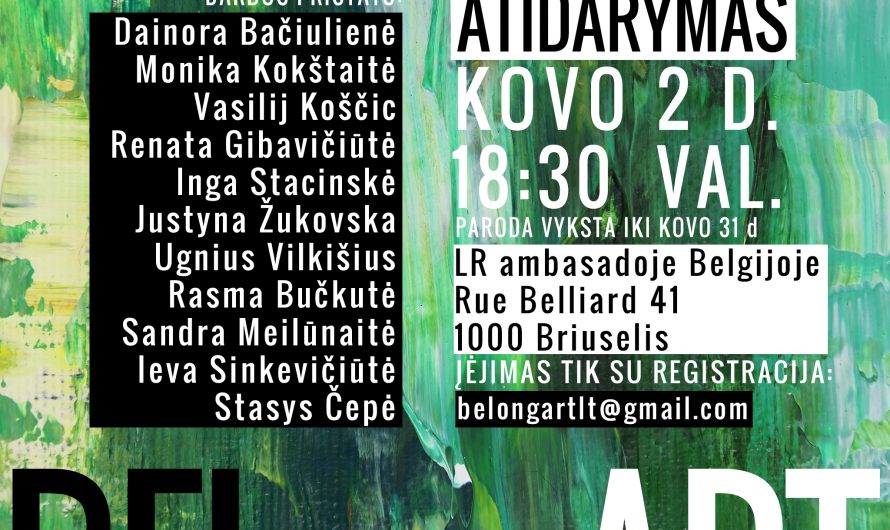 Belgijoje kuriančių lietuvių menininkų paroda