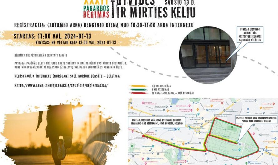 XXXII pagarbos bėgimas „Gyvybės ir mirties keliu“