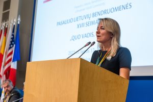 PLB XVII Seimo posėdis, PLB Švietimo reikalų komisijos pirmininkės Alvijos Černiauskiatės pranešimas