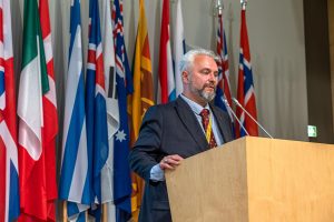 PLB XVII Seimo posėdis, Laurynas Gerikas BLB astovas