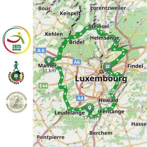 BeNeLux lietuvių sporto žaidynės. Ėjimo maratonas Liuksemburge