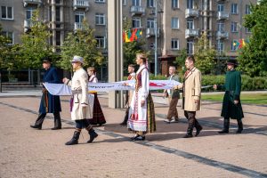 PLB XVIII Seimas, vėliavos pakėlimas