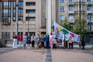PLB XVIII Seimas, vėliavos pakėlimas